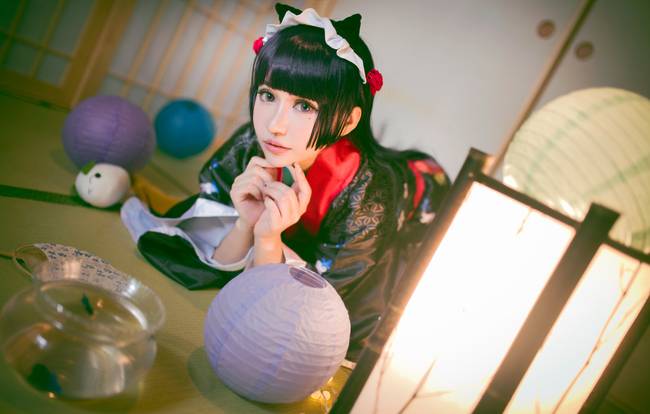 Cosplay福利/我的妹妹哪有这么可爱！ 五更琉璃和服cos福利