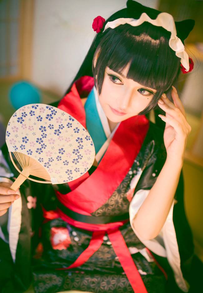Cosplay福利/我的妹妹哪有这么可爱！ 五更琉璃和服cos福利