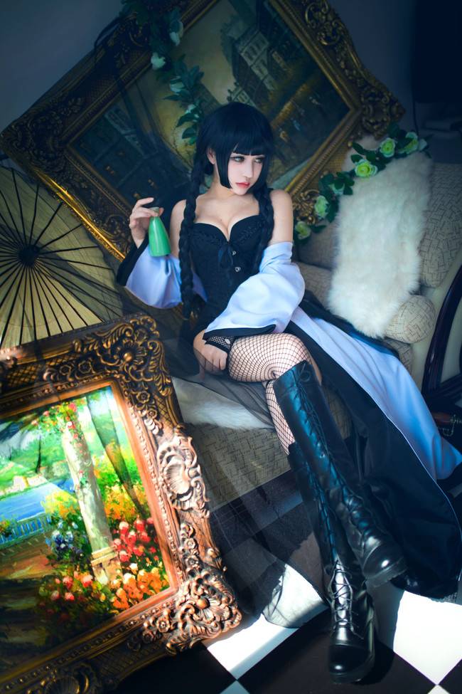 Cosplay福利/【黑丝福利】零之地带冲野真夜子性感黑丝网袜cos福利
