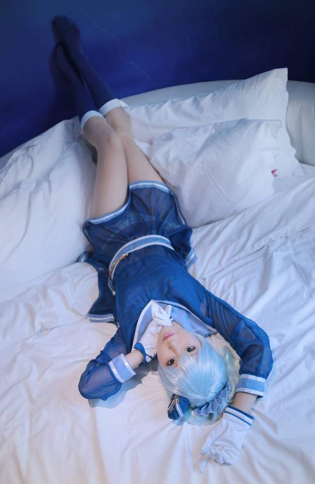 Cosplay福利/萌妹子COS战舰少女西格斯比 性感福利图片