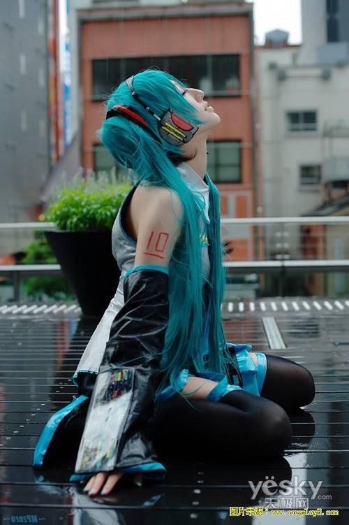 Cosplay福利/VOCALOID初音未来萝莉美腿黑丝cosplay