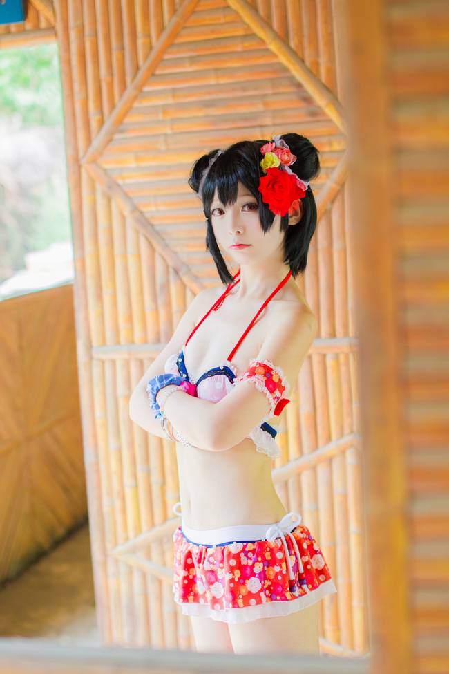 Cosplay福利/Love Live! 矢泽妮可泳装cosplay福利美图