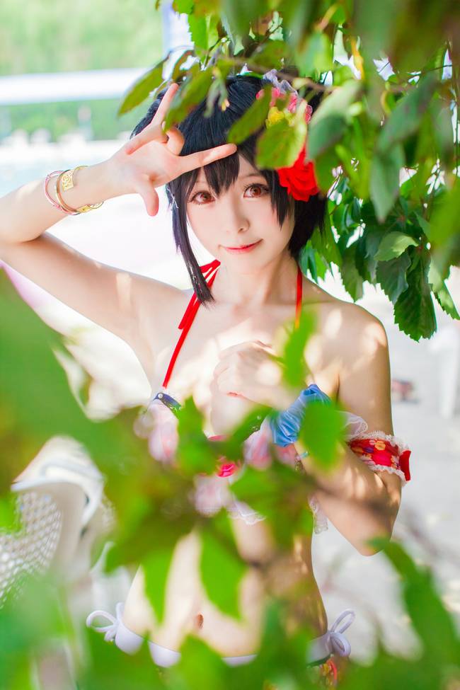 Cosplay福利/Love Live! 矢泽妮可泳装cosplay福利美图