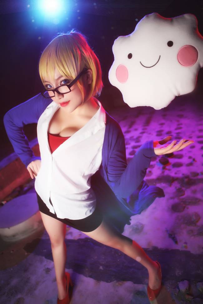 Cosplay福利/英雄联盟 风暴之怒迦娜风女cos福利图片