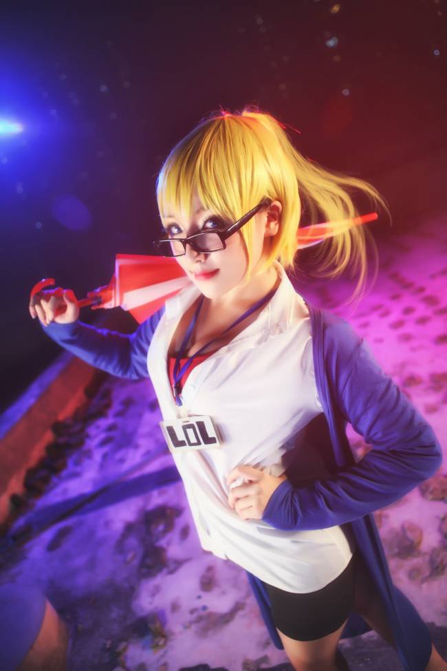 Cosplay福利/英雄联盟 风暴之怒迦娜风女cos福利图片