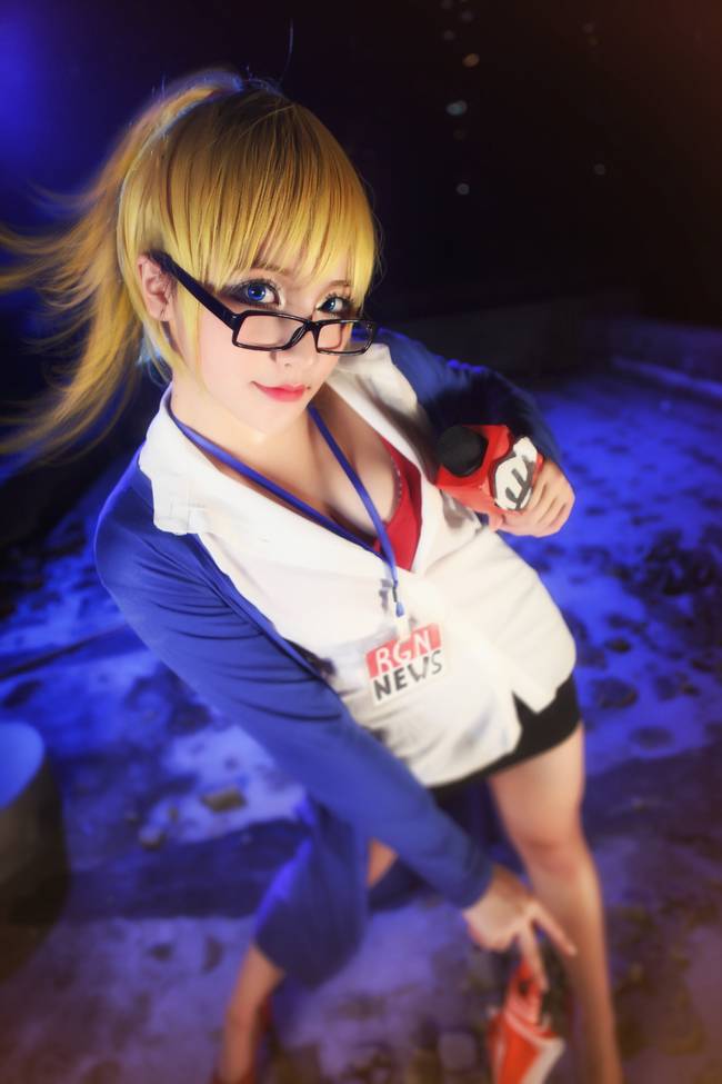 Cosplay福利/英雄联盟 风暴之怒迦娜风女cos福利图片