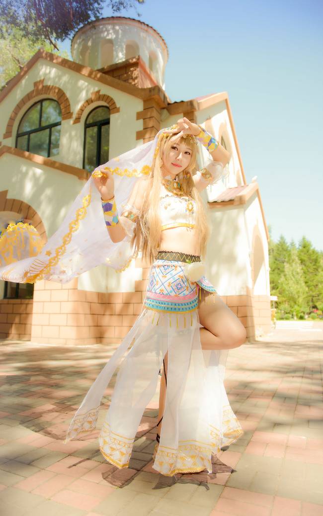 Cosplay福利/Love Live! 南小鸟美女性感裸足cos福利图片