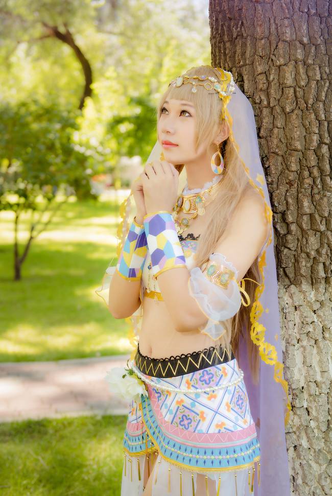 Cosplay福利/Love Live! 南小鸟美女性感裸足cos福利图片