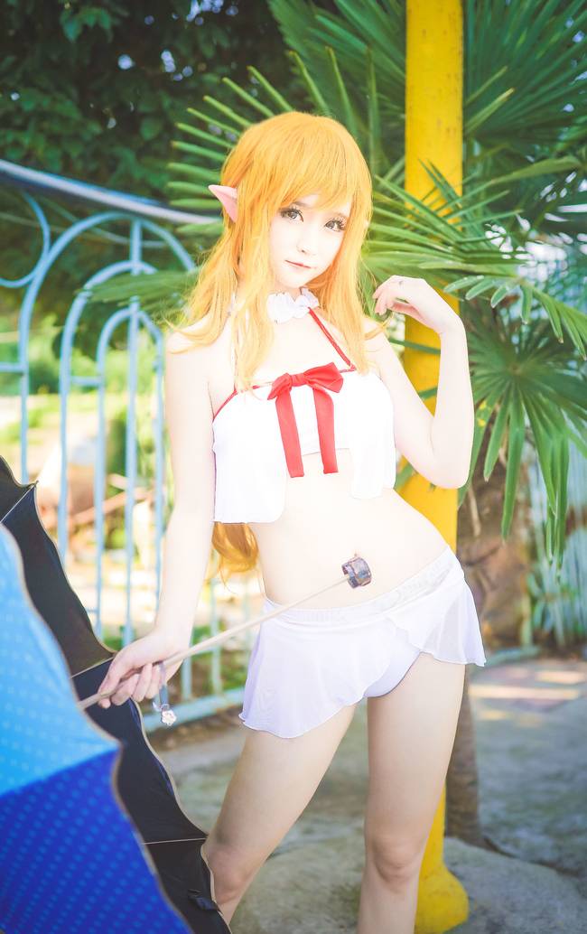 Cosplay福利/二次元妹子刀剑神域亚丝娜性感COS福利美图