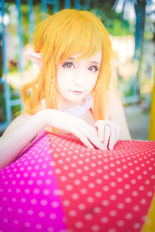 Cosplay福利/二次元妹子刀剑神域亚丝娜性感COS福利美图