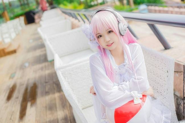 Cosplay福利/人间胸器 超级索尼子卖萌性感COS福利