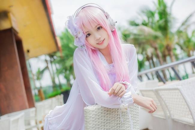 Cosplay福利/人间胸器 超级索尼子卖萌性感COS福利