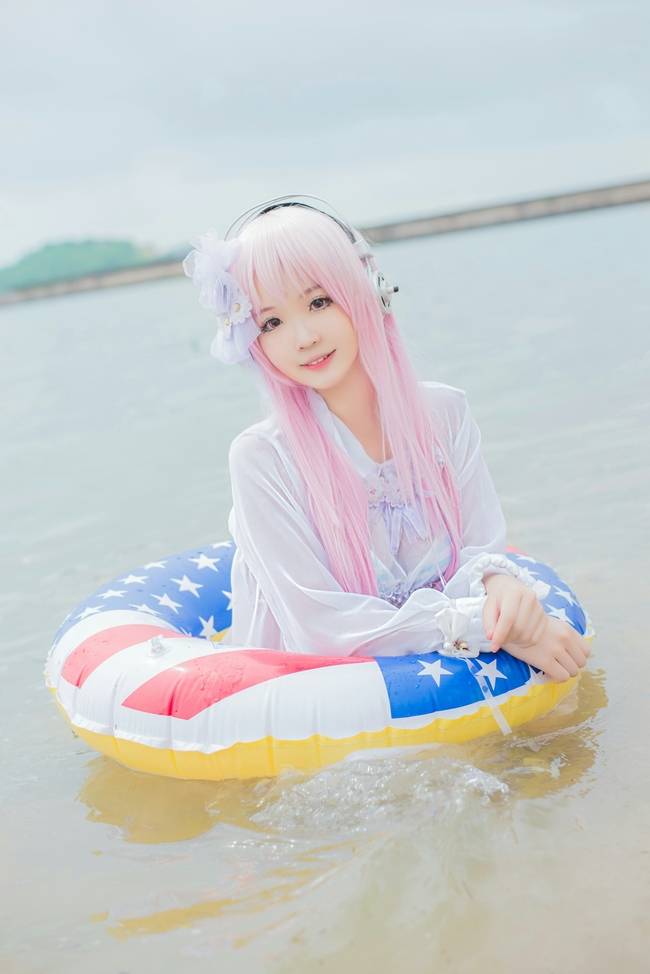 Cosplay福利/人间胸器 超级索尼子卖萌性感COS福利