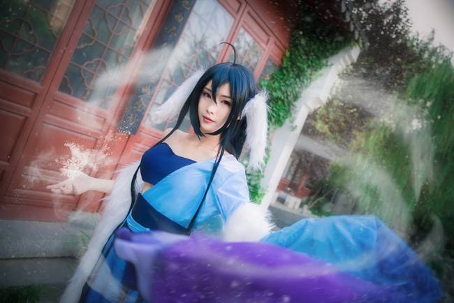 Cosplay福利/动漫《狐妖小红娘》涂山雅雅长腿cos福利图片