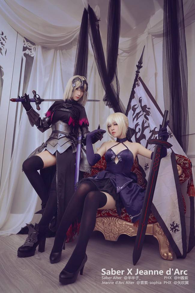 Cosplay福利/Fate/Grand Order 性感 阿尔托利亚X贞德COSPLAY