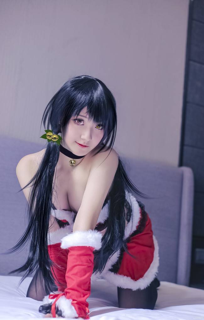 Cosplay福利/约会大作战时崎狂三COS福利,御姐黑丝福利