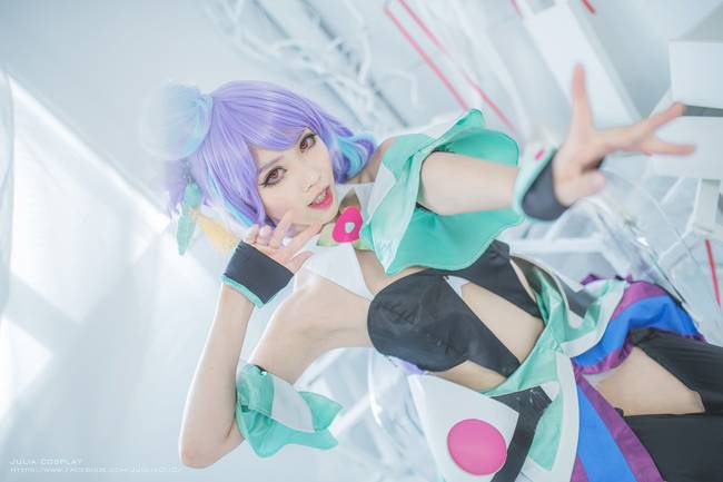 Cosplay福利/超时空要塞delta美云·金努梅尔性感黑丝cos图片