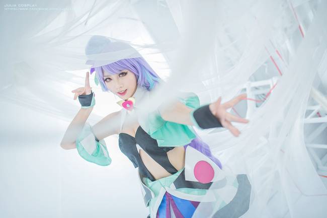 Cosplay福利/超时空要塞delta美云·金努梅尔性感黑丝cos图片