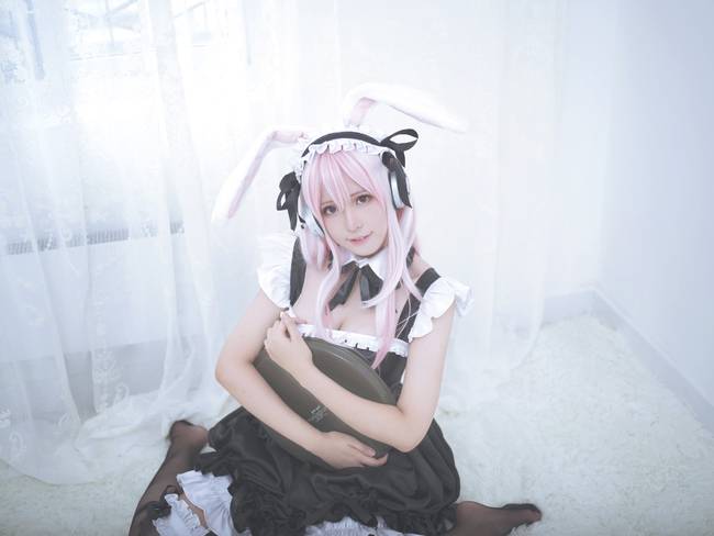 Cosplay福利/【裸足福利】超级索尼子SUPER SONICO黑丝cos福利