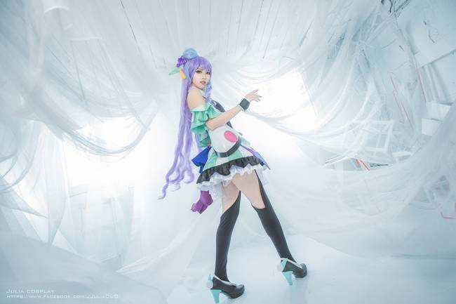 Cosplay福利/超时空要塞delta美云·金努梅尔性感黑丝cos图片