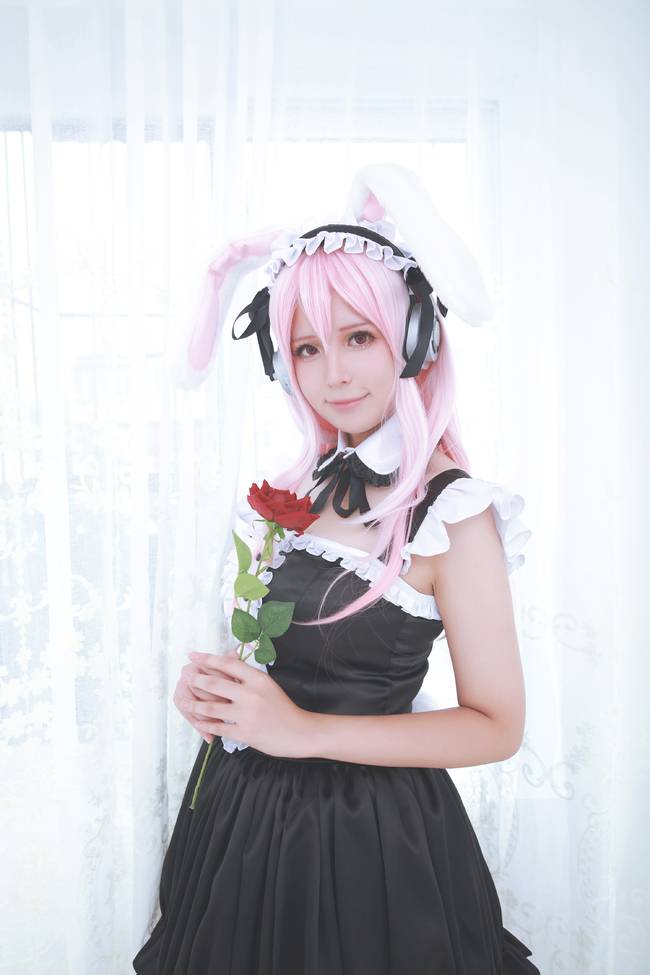 Cosplay福利/【裸足福利】超级索尼子SUPER SONICO黑丝cos福利