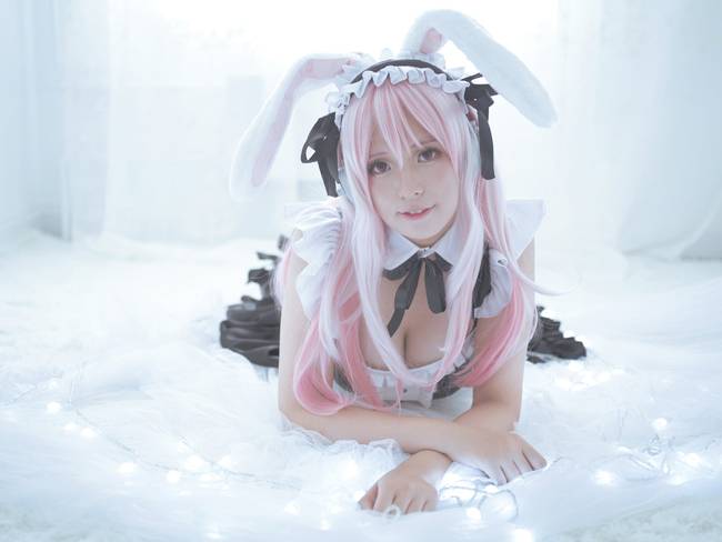 Cosplay福利/【裸足福利】超级索尼子SUPER SONICO黑丝cos福利