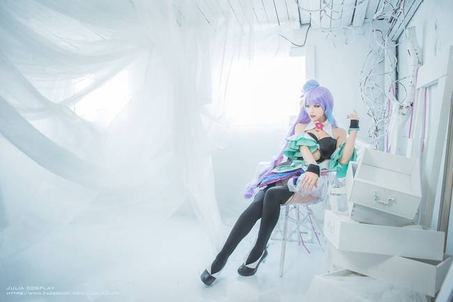 Cosplay福利/超时空要塞delta美云·金努梅尔性感黑丝cos图片