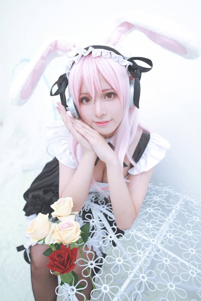 Cosplay福利/【裸足福利】超级索尼子SUPER SONICO黑丝cos福利