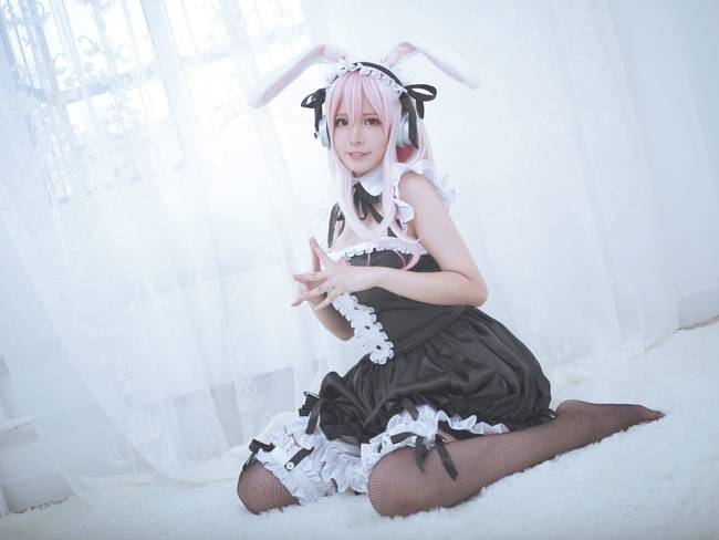 Cosplay福利/【裸足福利】超级索尼子SUPER SONICO黑丝cos福利