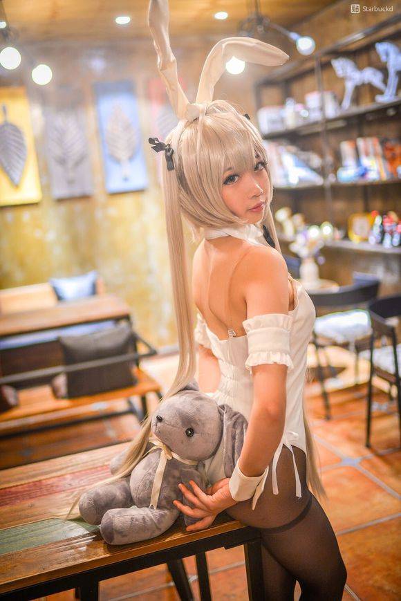 Cosplay福利/穹妹兔女郎黑丝cos福利