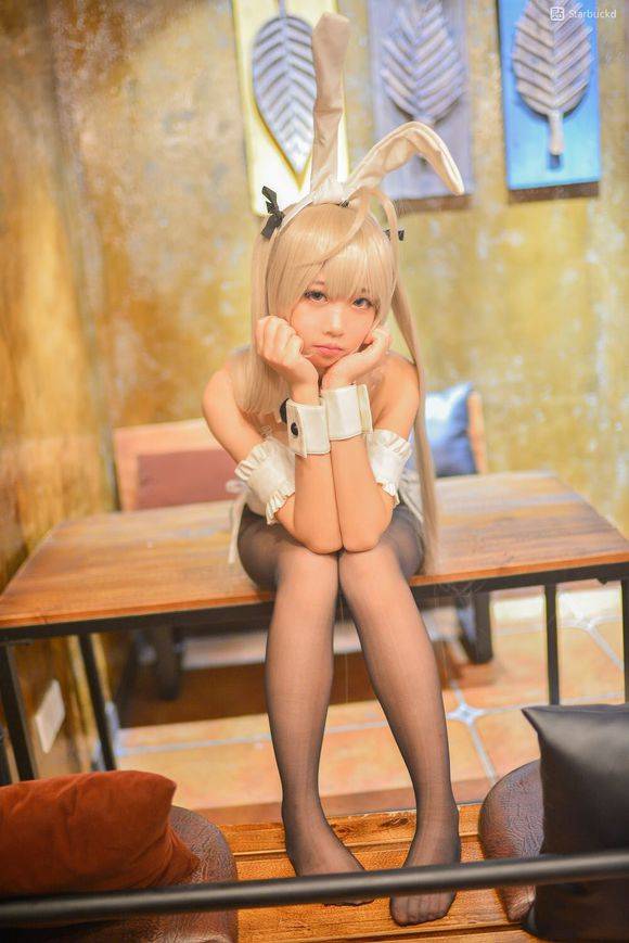 Cosplay福利/穹妹兔女郎黑丝cos福利