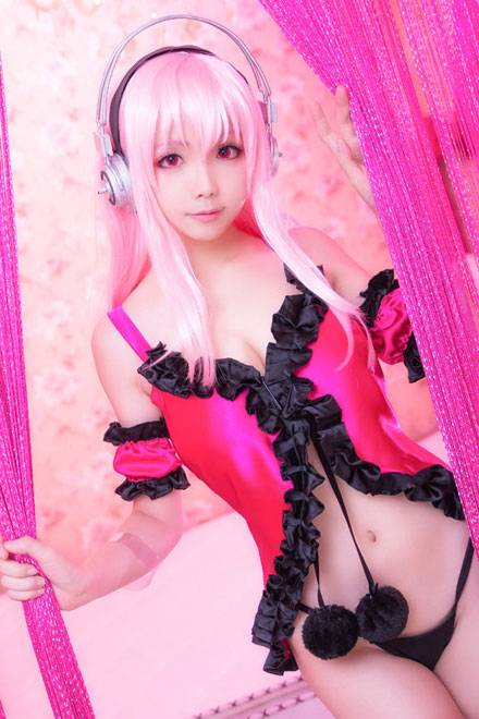 Cosplay福利/超级索尼子情趣内衣无下限COS福利