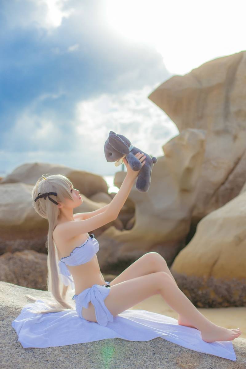 Cosplay福利/缘之空春日野穹泳装cosplay福利