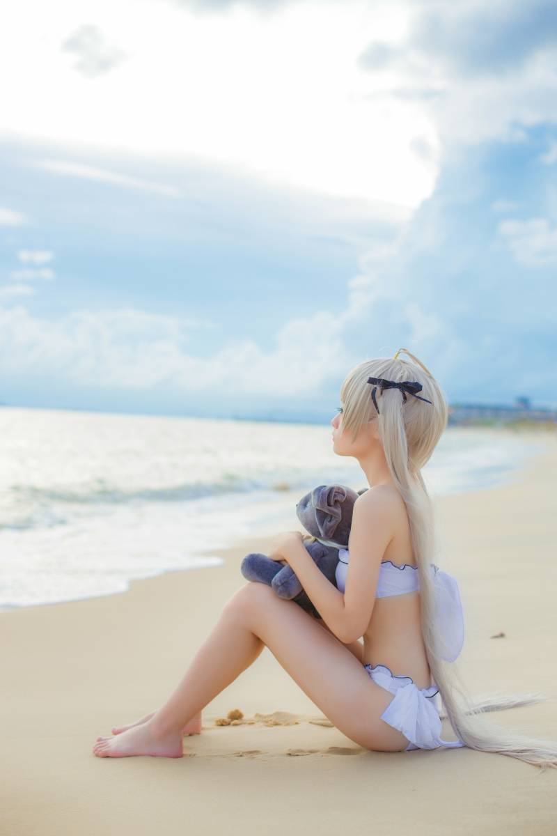 Cosplay福利/缘之空春日野穹泳装cosplay福利
