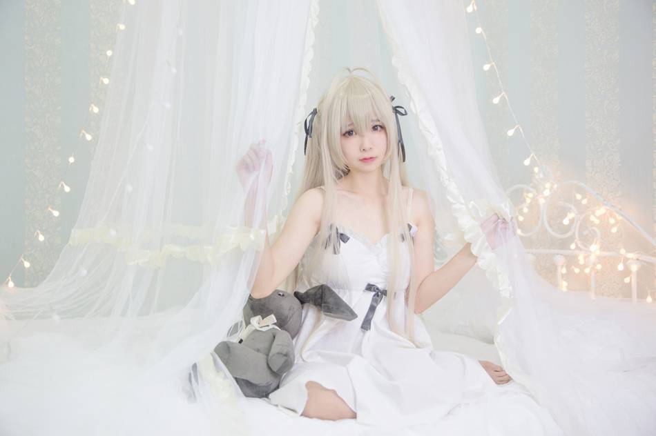 Cosplay福利/缘之空穹妹性感睡裙COS福利诱惑