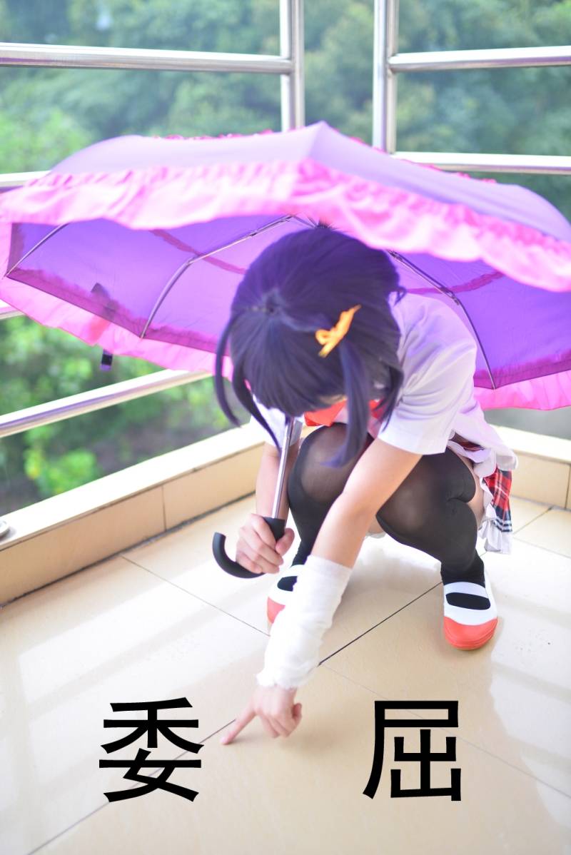 Cosplay福利/夏制六花萝莉制服黑丝cosplay