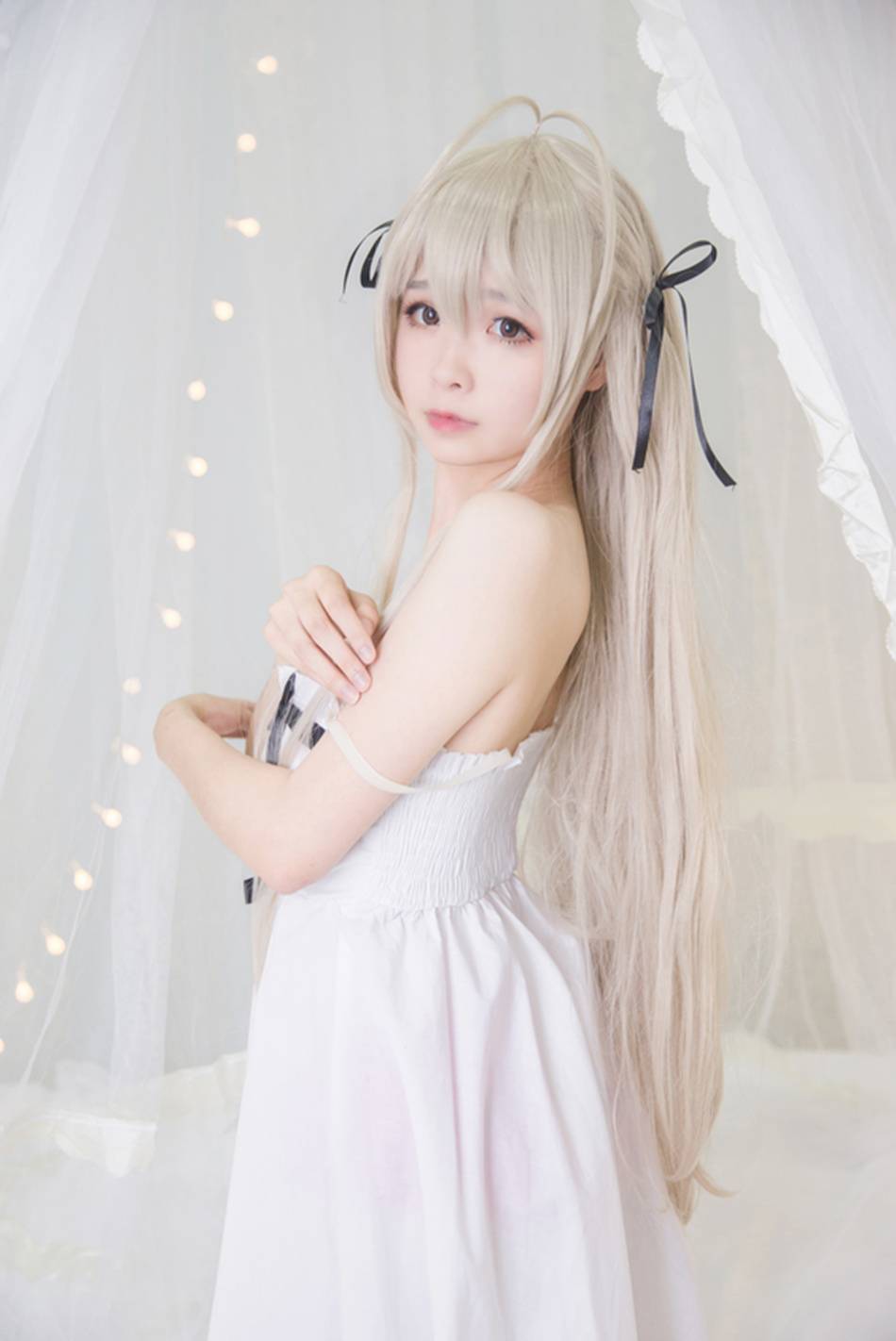 Cosplay福利/缘之空穹妹性感睡裙COS福利诱惑