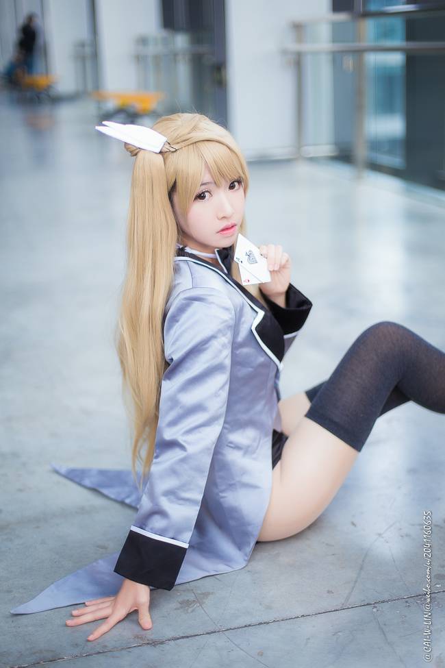 Cosplay福利/Love Live!南小鸟黑丝美腿泳装cos福利