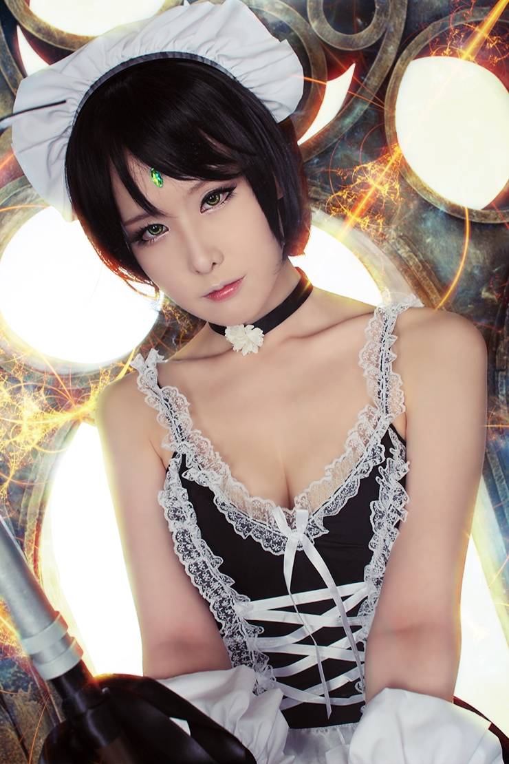 Cosplay福利/LOL豹女女仆装Cosplay福利,黑丝诱惑