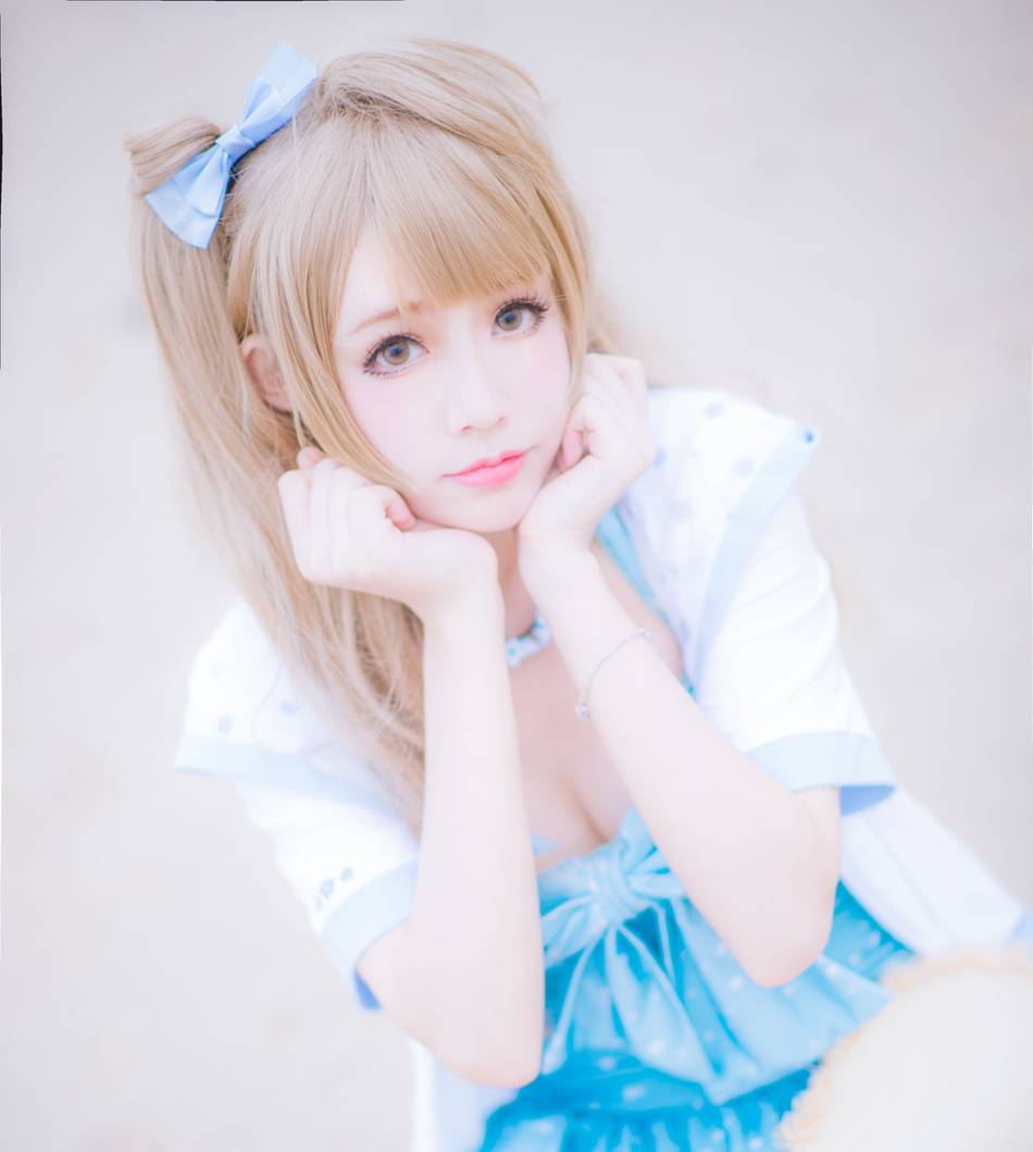 Cosplay福利/腿控福利Love Live!南小鸟 少女泳装COS