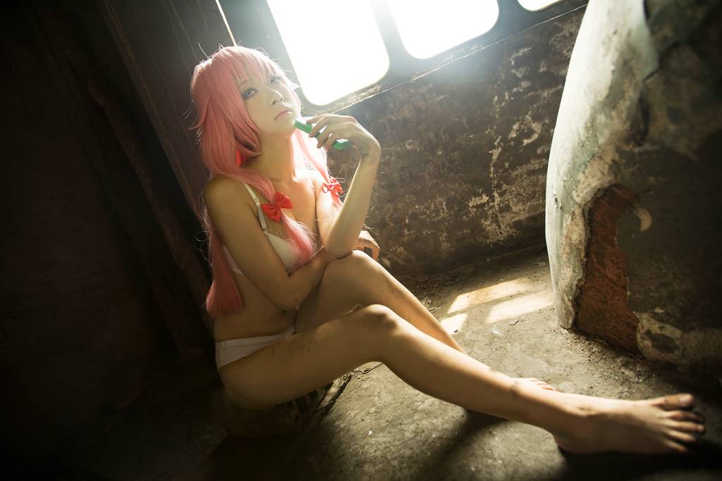 Cosplay福利/《未来日记》我妻由乃性感内衣COS福利