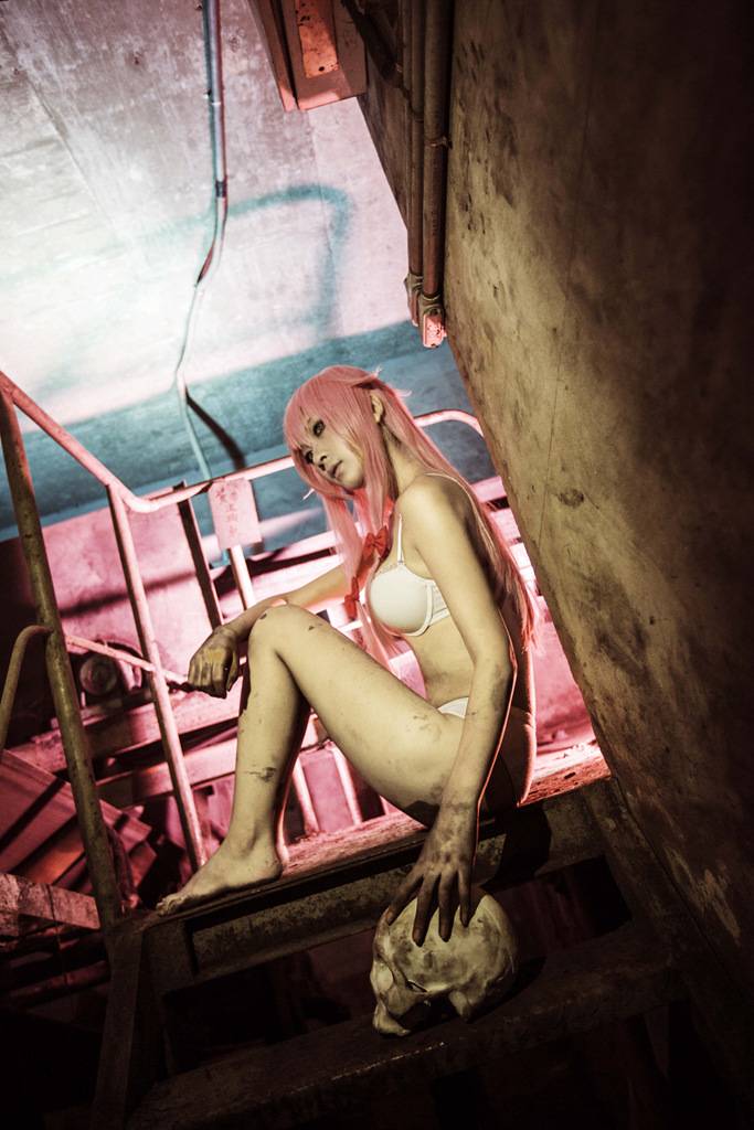 Cosplay福利/《未来日记》我妻由乃性感内衣COS福利