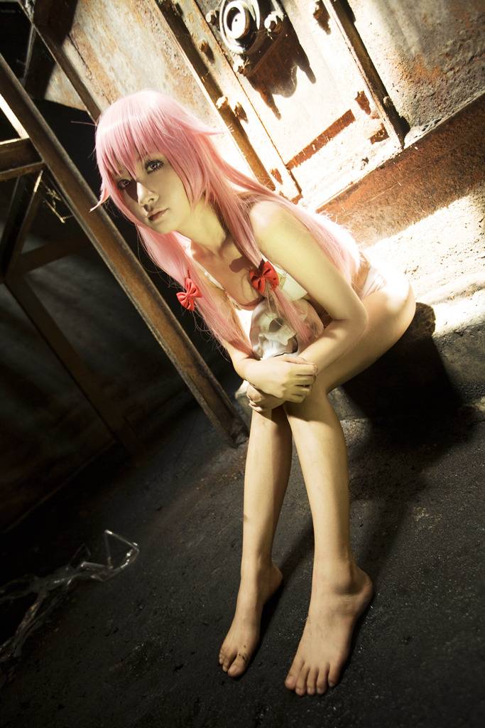 Cosplay福利/《未来日记》我妻由乃性感内衣COS福利