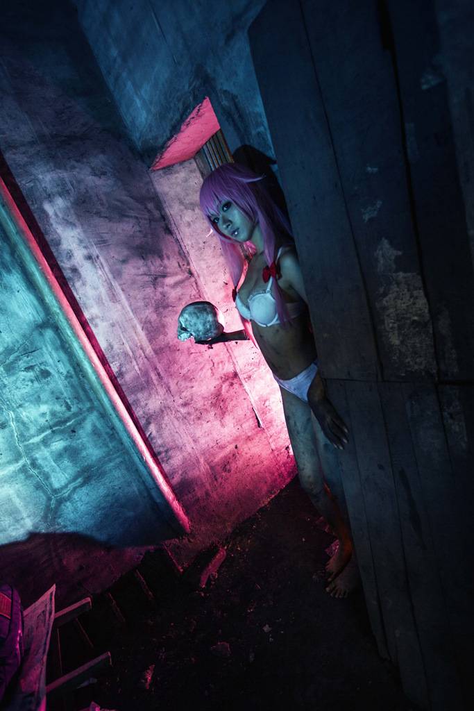 Cosplay福利/《未来日记》我妻由乃性感内衣COS福利