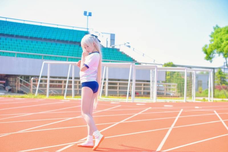 Cosplay福利/缘之空春日野穹 体操服性感cosplay福利
