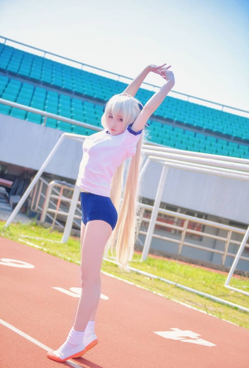 Cosplay福利/缘之空春日野穹 体操服性感cosplay福利