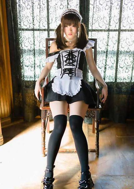 Cosplay福利/女仆装cosplay性感诱惑美图