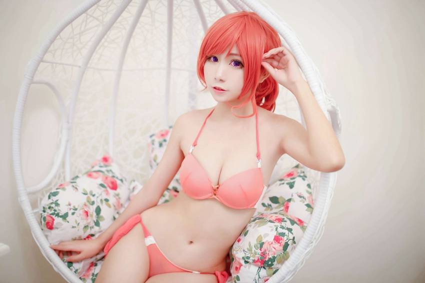 Cosplay福利/性感诱惑Maki内衣COS福利