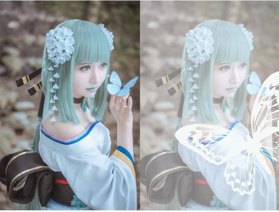 Cosplay福利/半次元福利向阴阳师cosplay青行灯美女图片
