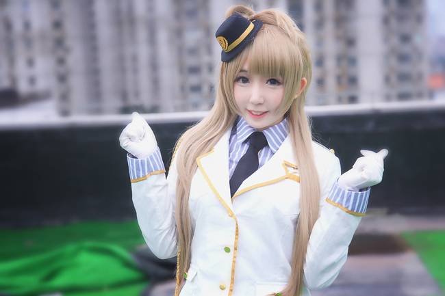 Cosplay福利/制服美女《Love Live!》女警南小鸟Cos美女图片
